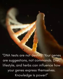 Your genes don’t decide your life—they guide it. Personalise your nutrition +use herbs for real results. 
🧬✨ #GeneticsSimplified #HerbalHealth #PatientEducation #WellnessTips”