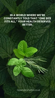 In a world where we’re constantly told that “one size fits all,” your health deserves better.🌿 **Why consider herbal medicine and personalised nutrition?**Because your body is unique. Your lifestyle, stress levels, genetics, environment, and even your sleep patterns all influence how you feel each day. So why settle for generic solutions?✨ **Herbal medicine** has been used for thousands of years across cultures to gently support the body’s natural healing processes. Rather than just masking symptoms, many herbs work holistically — supporting digestion, balancing hormones, calming the nervous system, and strengthening immunity.🥗 **Personalised nutrition** goes beyond diet trends. It’s about understanding *your* body — what fuels your energy, what triggers inflammation, and what helps you thrive. When nutrition is tailored to you, food becomes powerful medicine.💚 The benefits?* More sustainable energy
* Better digestion
* Improved mood and mental clarity
* Hormonal balance
* Stronger immune resilience
* A deeper connection with your bodyThis isn’t about replacing conventional medicine — it’s about complementing it. It’s about prevention, empowerment, and long-term wellbeing.Your health isn’t generic. Your approach to it shouldn’t be either.#HerbalMedicine #PersonalisedNutrition #HolisticHealth #WellnessJourney